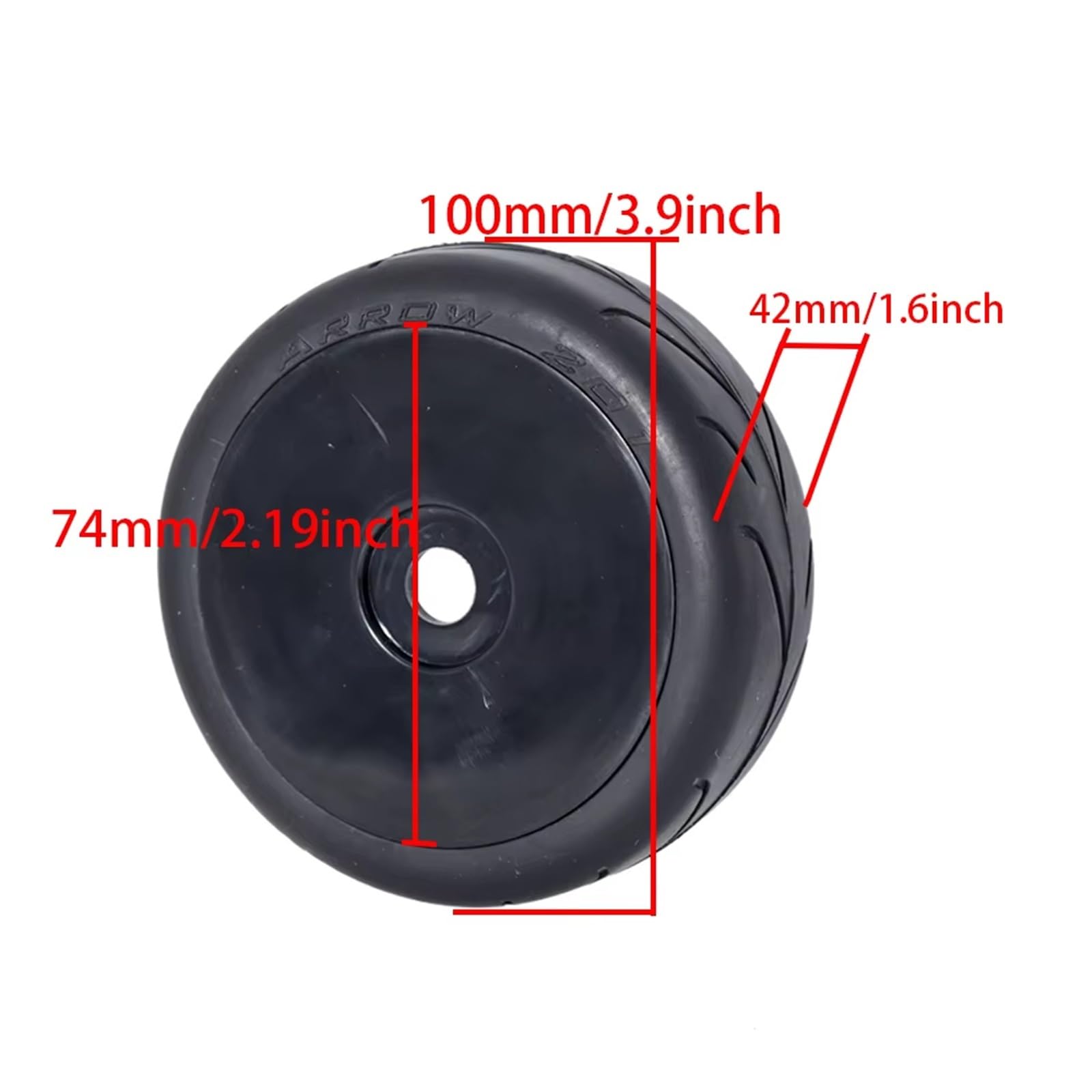 Neumáticos Coche RC para HPI para HSP RC para Buggy para Neumáticos Coches De Carreras 4 Uds. Piezas Y Accesorios A Escala 1:8 Neumáticos Todoterreno Llanta Ruedas para Cubo Hexagonal 17mm