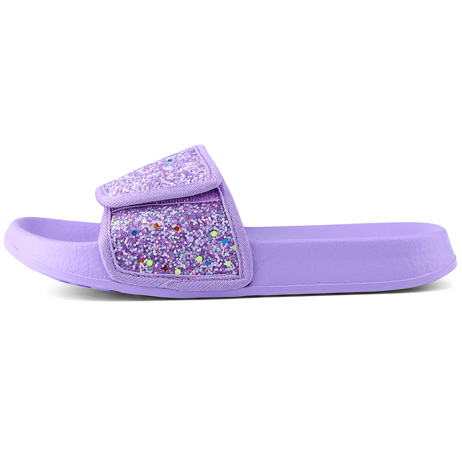 Mädchen Glitter Slider Mode Sommer Hausschuhe rutschfeste Sandalen Leichte Strand Pool Schuhe für Indoor Outdoor