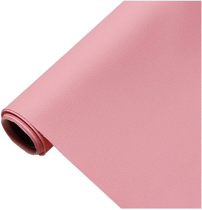 Upholstery Faux Leather 0.59mm Thickness 63" Width Marine Vinyl Fabric Perfect for Upholstering Cars, Outdoor Yachts, and Home Furniture(Pre-Cut 1 Yard,Colour: Pink)(Dark Brown,1.6X3m)