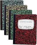 4-Pack Composition Notebook, 9-3/4