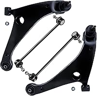 Vista 116 de Detroit Axle - Kit de brazos de control inferiores delanteros para Dodge Dart 2013, 2014, 2015, 2016, 2 brazos de control inferiores con ensamblaje