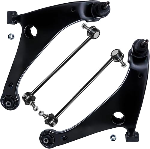 Miniatura 122 de Detroit Axle - Kit de suspensión frontal de 4 piezas para Chevrolet Aveo5 Aveo Pontiac G3 Wave Wave5 Suzuki Swift+, 2 brazos de control inferiores,