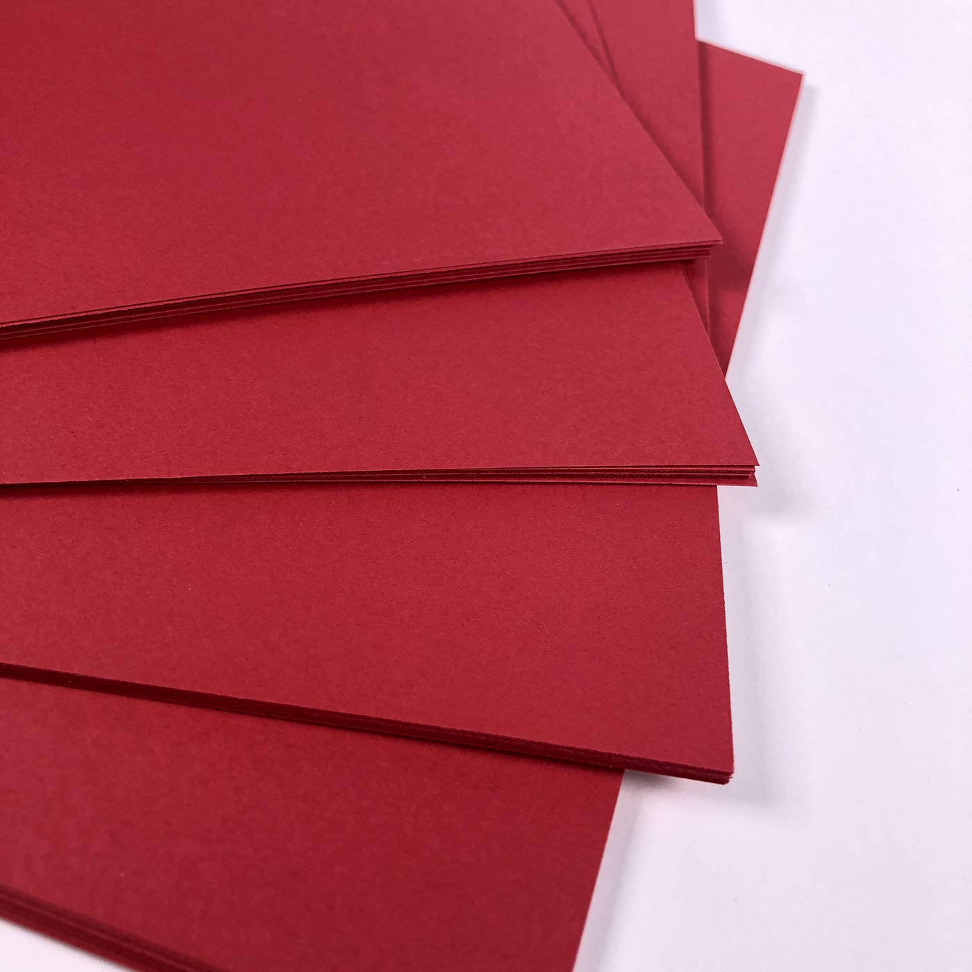 Deep Red Card 10 Sheets SRA3 Large Coloured Card 160gsm
