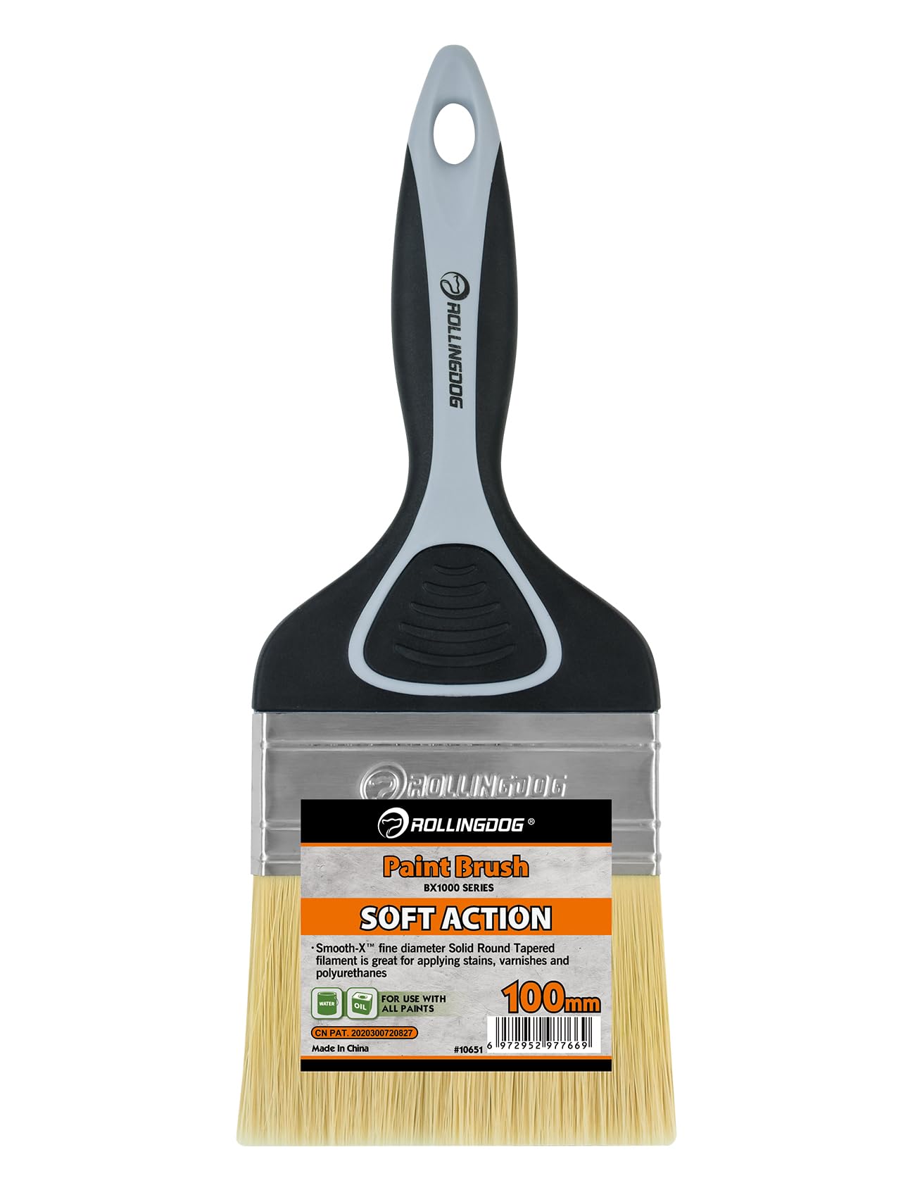 ROLLINGDOG 4" Paint Brush - Smooth Application -7