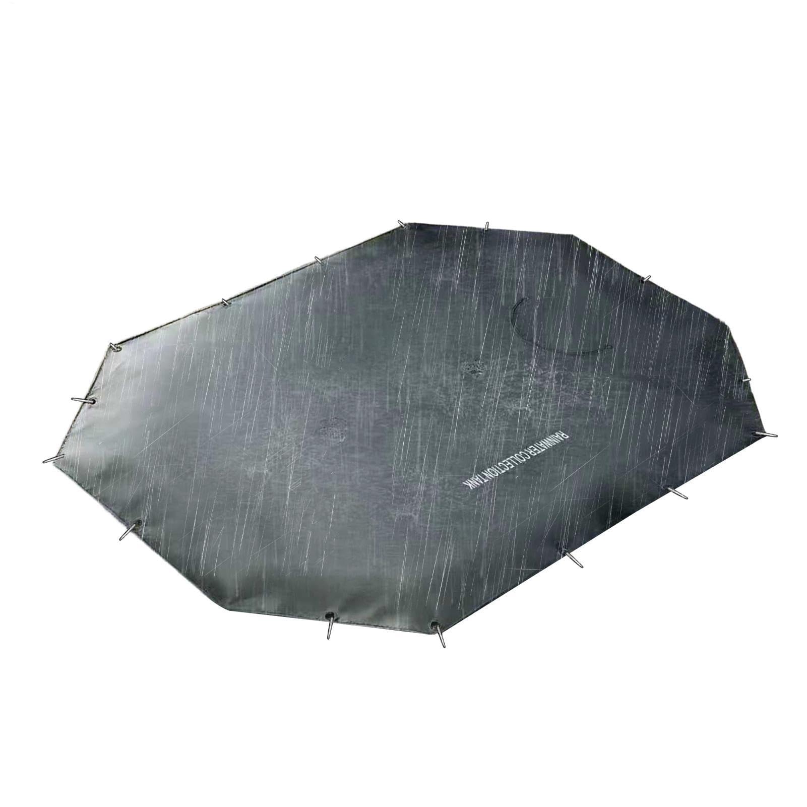 Captación de Lluvia Depósito de Agua de Lluvia Empotrado | Colector de Agua para Jardín para Jardín Exterior Patio Trasero Césped Terraza Entrada de Automóviles Riego Pasarela