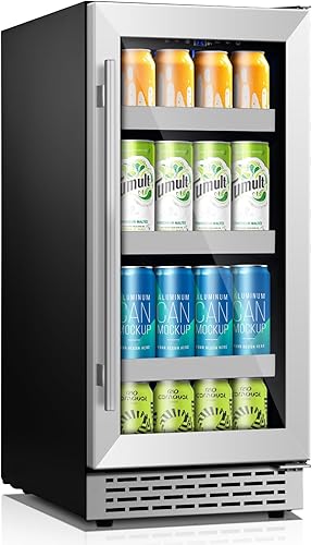 Miniatura 11 de Refrigerador de vino de 24 pulgadas, refrigerador de zona dual en color negro, refrigerador de vino y bebidas con puerta de vidrio para 20 botellas