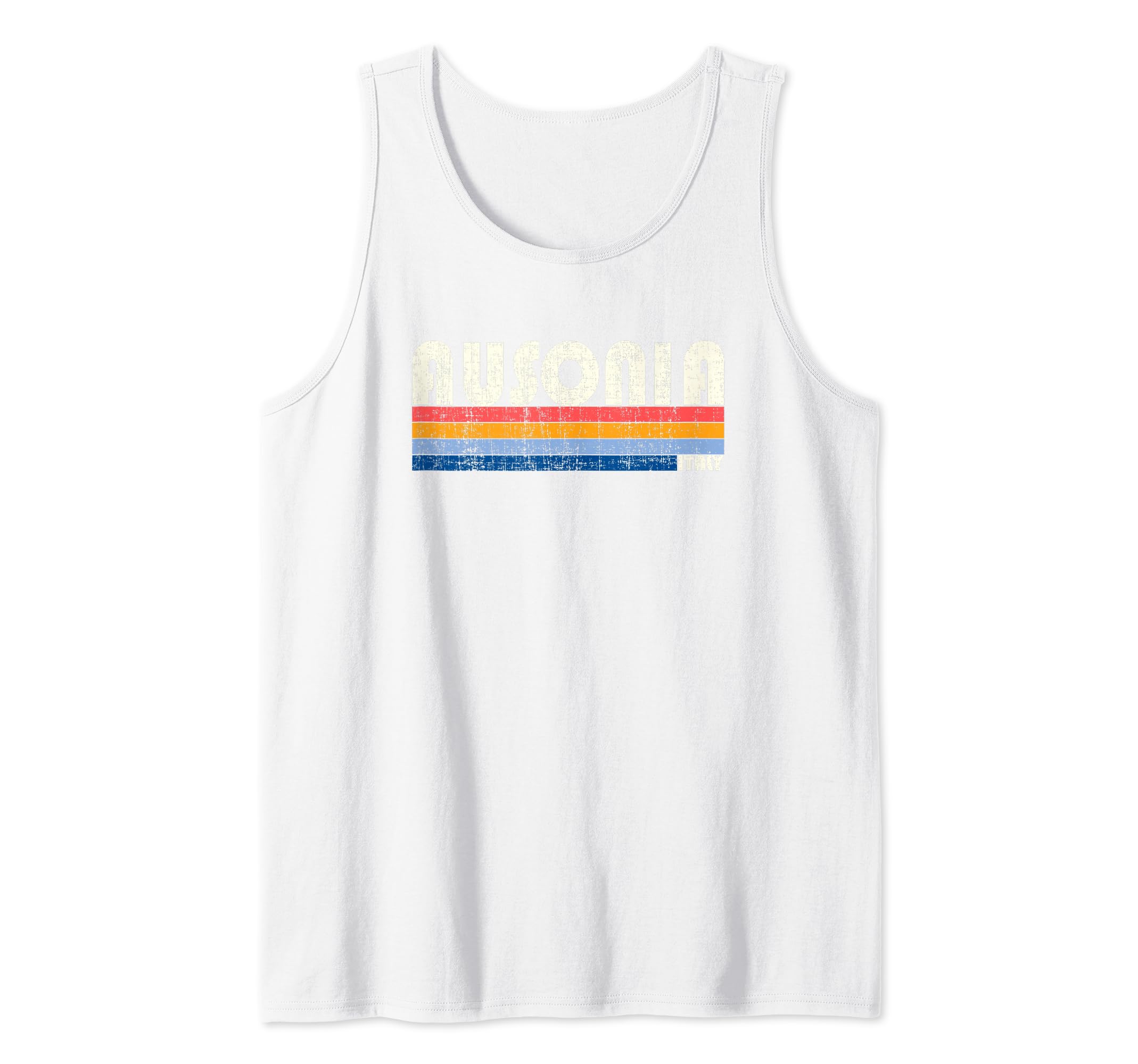 Ausonia, Italy Retro 70s 80s Style Tank Top