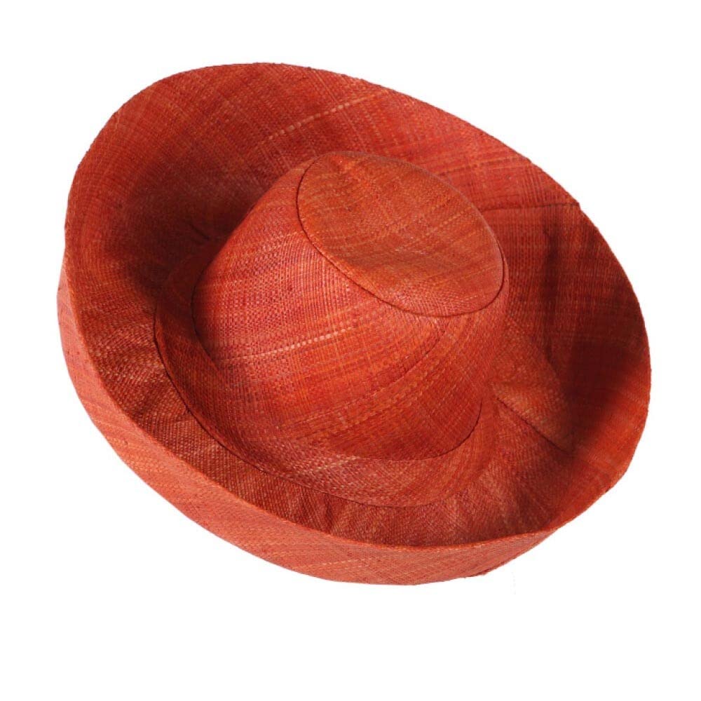 Miro Boho Chic - Sombrero Ibiza Medio. Practica y Chic Pamela de ala Media realizado en Rafia de Madagascar. Pamelas para Bodas y Tocados. Sombrero Playa Mujer Paja. Madrina Boda.