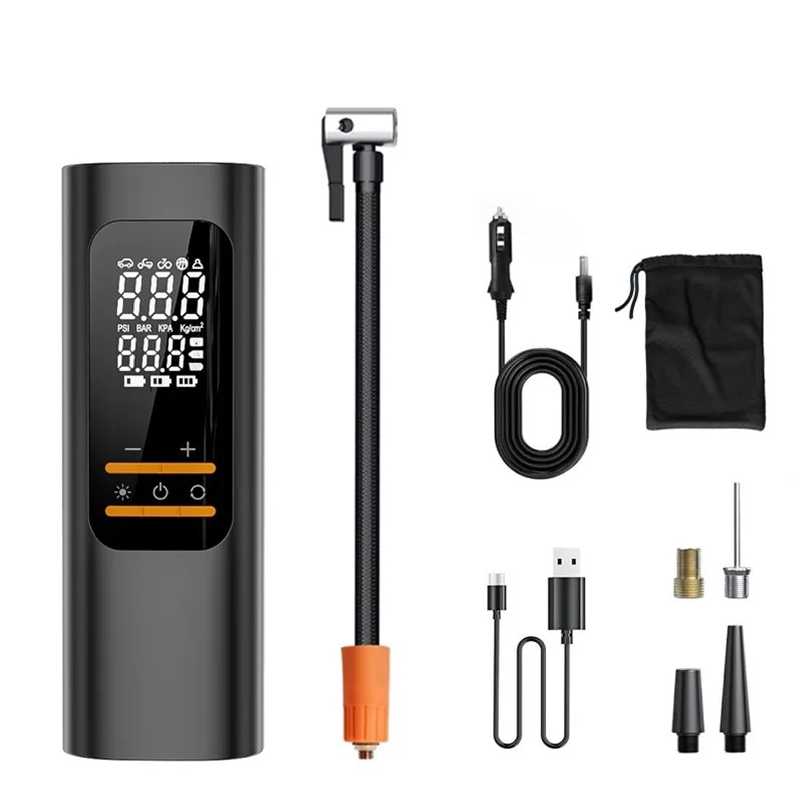 Compresseur Air Pneu de Pompe à air de Voiture Gonfleur Electrique