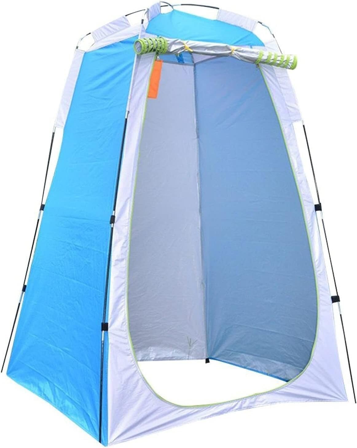 Portable Pop-Up Privacy Tent for Camping, Beach & Outdoor Shower, Easy Set Up, Waterproof Privacy Shelter for Changing, Toilet, & Shelter (Yellow/Blue)(White)