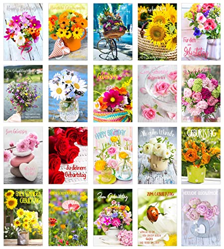 Edition Seidel Set 20 exklusive Premium Geburtstagskarten mit Umschlag. Glückwunschkarte Grusskarte zum Geburtstag. Geburtstagskarte Mann Frau Karten Billet Happy Birthday (SW02) Edition Seidel Set 20 exklusive Premium Geburtstagskarten mit Umschlag. Glückwunschkarte Grusskarte zum Geburtstag. Geburtstagskarte Mann Frau Karten Billet Happy Birthday (SW02)