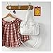 OJ8K Bag messenger women's 2025 new cute college style student handbag bag retro fashion commuter shoulder (White)
