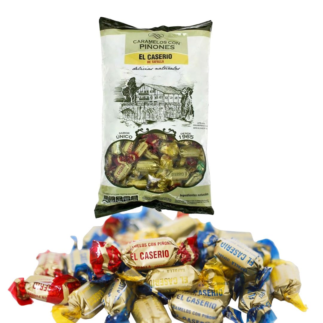iChuches – Caramelos El Caserío de Tafalla | Traditional Artisan Candies of  Pine nuts, Dulce de Leche and Cream of Coffee | Gluten Free | Gourmet  Spanish Quality (Candies with Pine nuts) : Amazon.es: Grocery