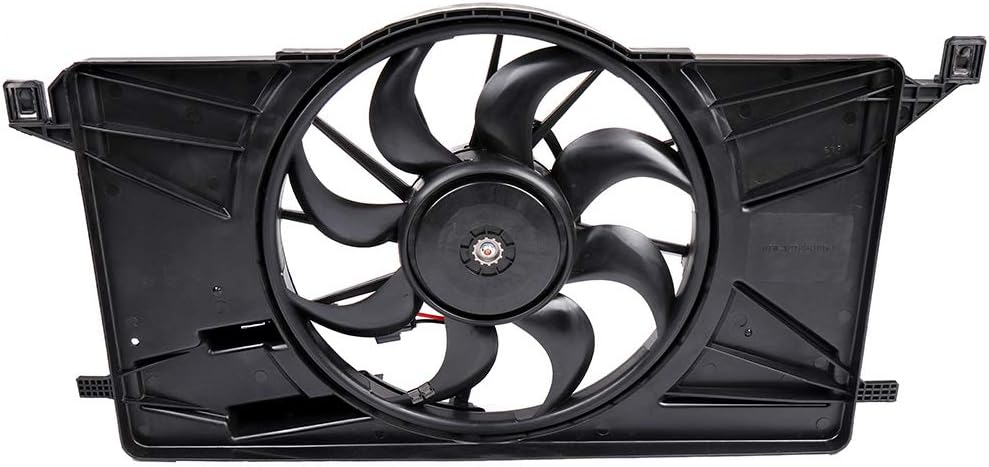 SCITOO Radiator Condenser Cooling Fan Compatible with 2012 2013 2014 2015 2016 2017 for Ford Focus 2.0L