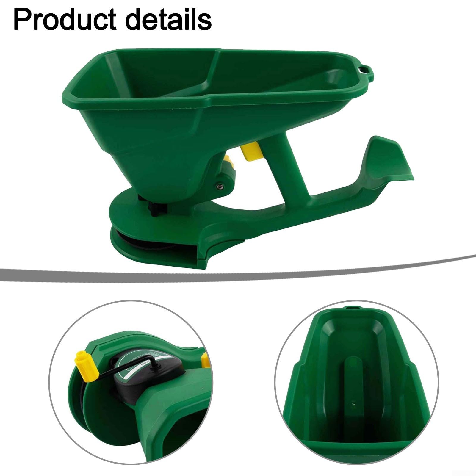 Spargitore Manuale 12L Fertilizzanti Ergonomico | Capacità 12 litri, distribuzione uniforme, leva regolabile, per ideale per giardini, uso annuale