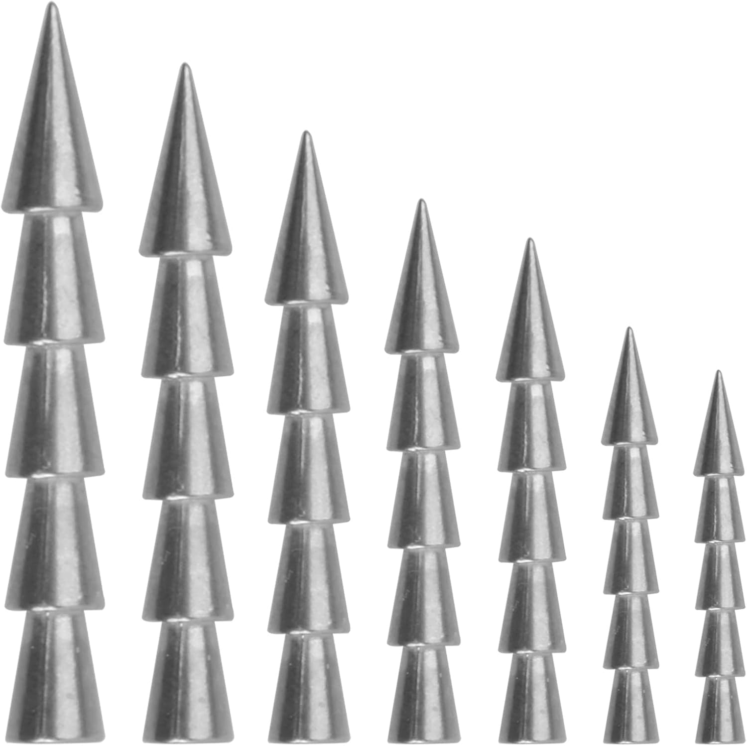 JSHANMEI Tungsten Nail Weights, 10-Pack, 0.45-3g
