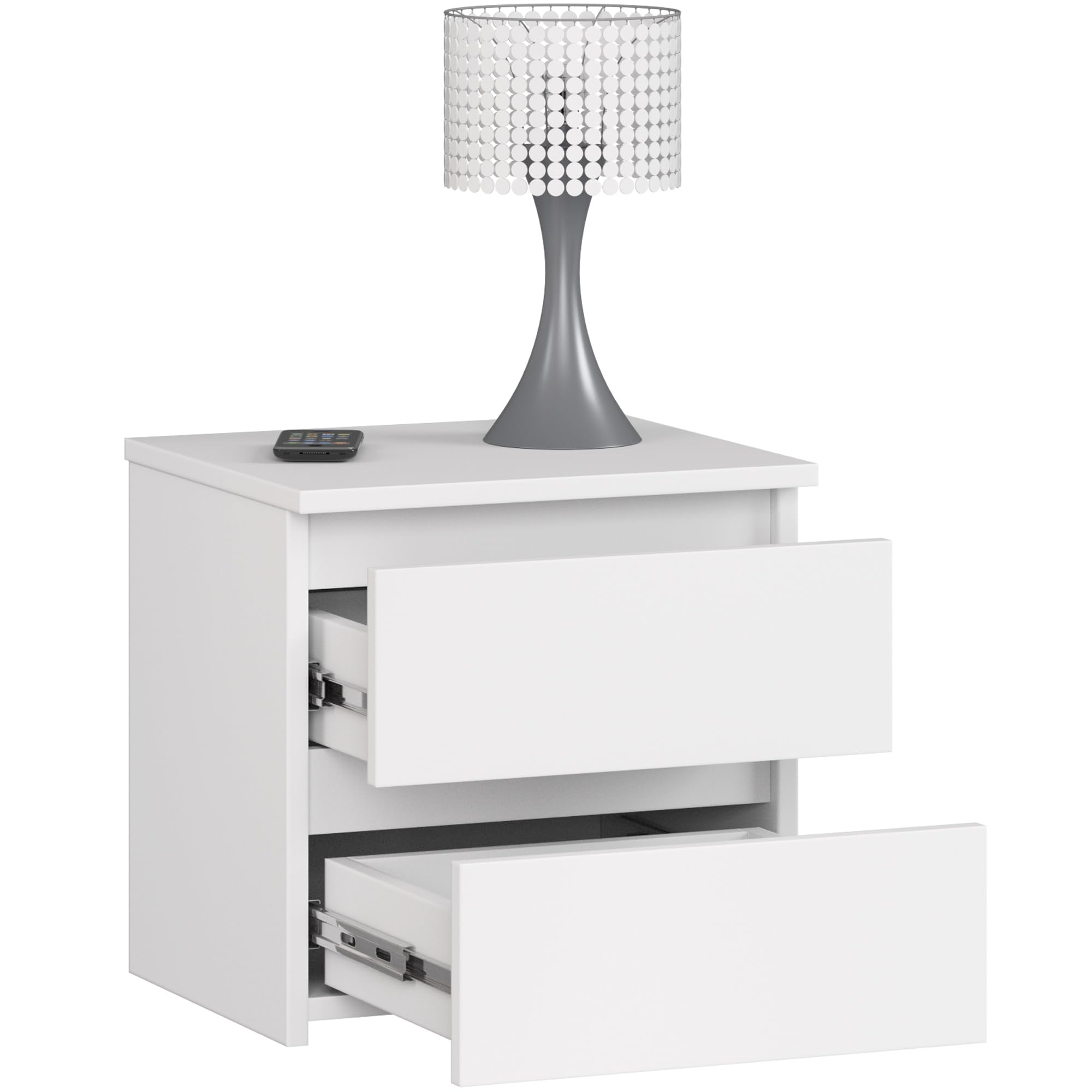 AKORD Kommode K 160 cm | 4 Schubladen und 2 Türen | für Wohnzimmer Schlafzimmer Schrank