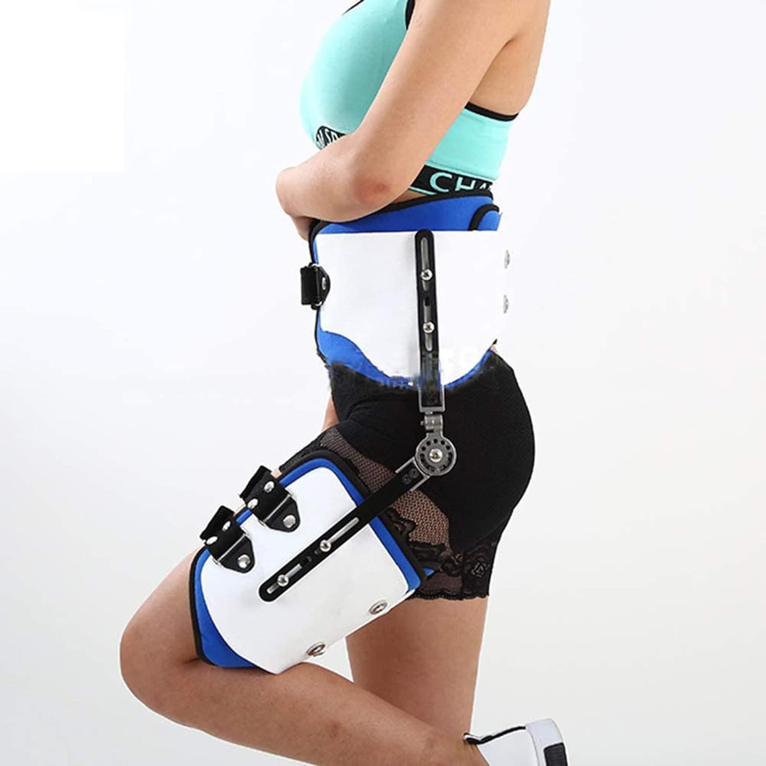 Hip Protector Adult Hip Abduction Bracket Post op HIPS Stabiliser Support BRAC Hinged Joint Abduction Orthosis Adjustable HIPS Abductions Brace Fixation Hinge Waist Leg Brace for Joint Pain