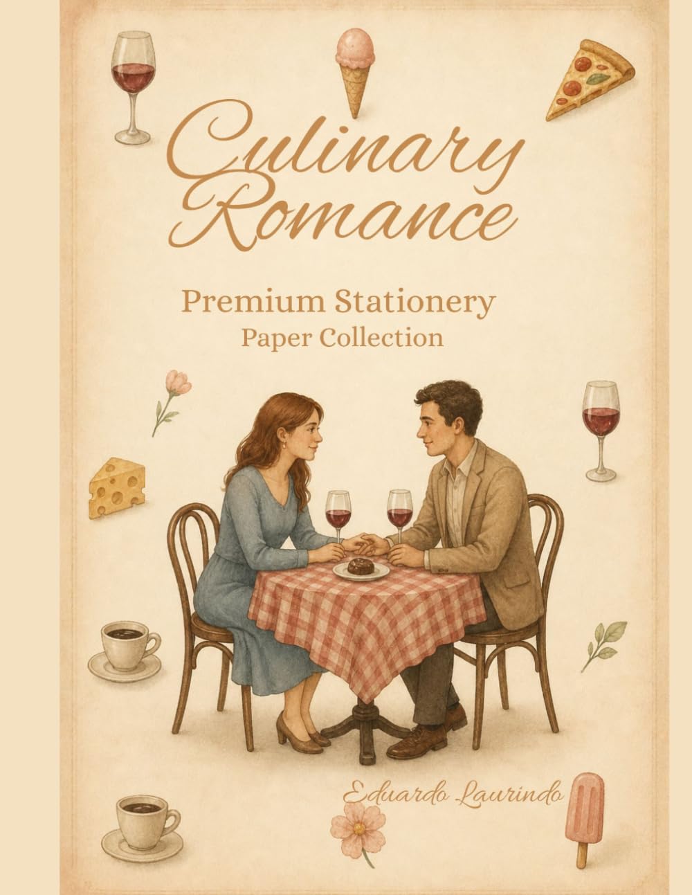Culinary Romance: Premium Stationery Paper Collection