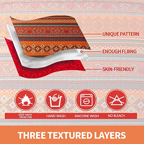 Twinrun Quilts Queen Size Quilt Bedding Set-Cotton Boho Bedding Sets Bed Covers Queen Quilt, Quilt Sets Farmhouse Bedspread Bedding Sets For All Seasons #TOP4