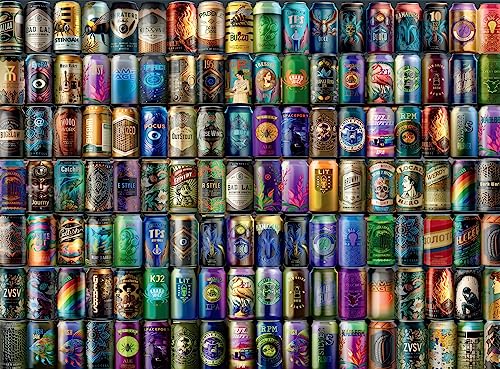 Buffalo Games - Classic Collage - Crafty Brews - 1000 Piece Jigsaw Puzzle, Multicolor