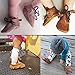 R&V Unisex Infant Baby Boys' Girls' Moccasins Soft Sole Tassels Prewalker Anti-Slip Toddler Shoes (S:0~6 Months, Bandage Tan)