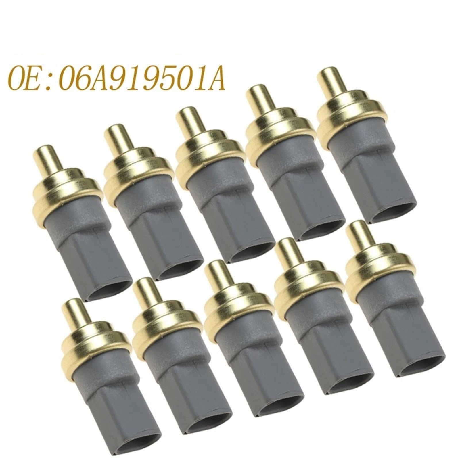 Sensor de temperatura del refrigerante motor 06A919501A 06A919501 1100736 Para Audi Para VW Seat piezas(10 pcs)