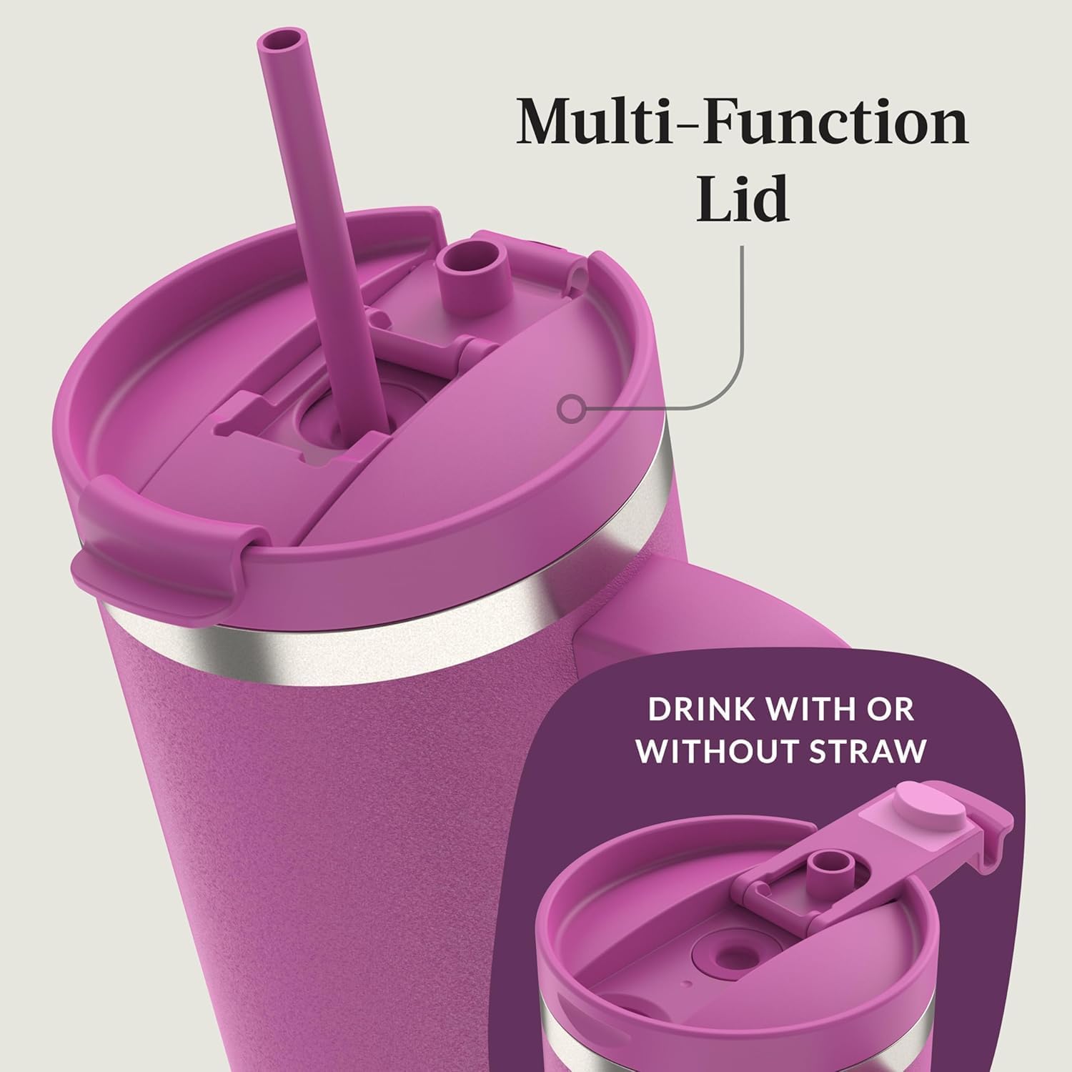 Contigo Streeterville 40oz Tumbler Stainless Steel Vacuum Insulated Leak-Proof Cold for 29 Hours Galactic - Image 3