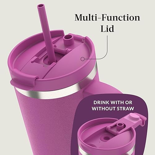 Miniatura 3 de Contigo Streeterville 40oz Vaso de acero inoxidable con aislamiento al vacío a prueba de fugas, mantiene el frío durante 29 horas, Galáctico