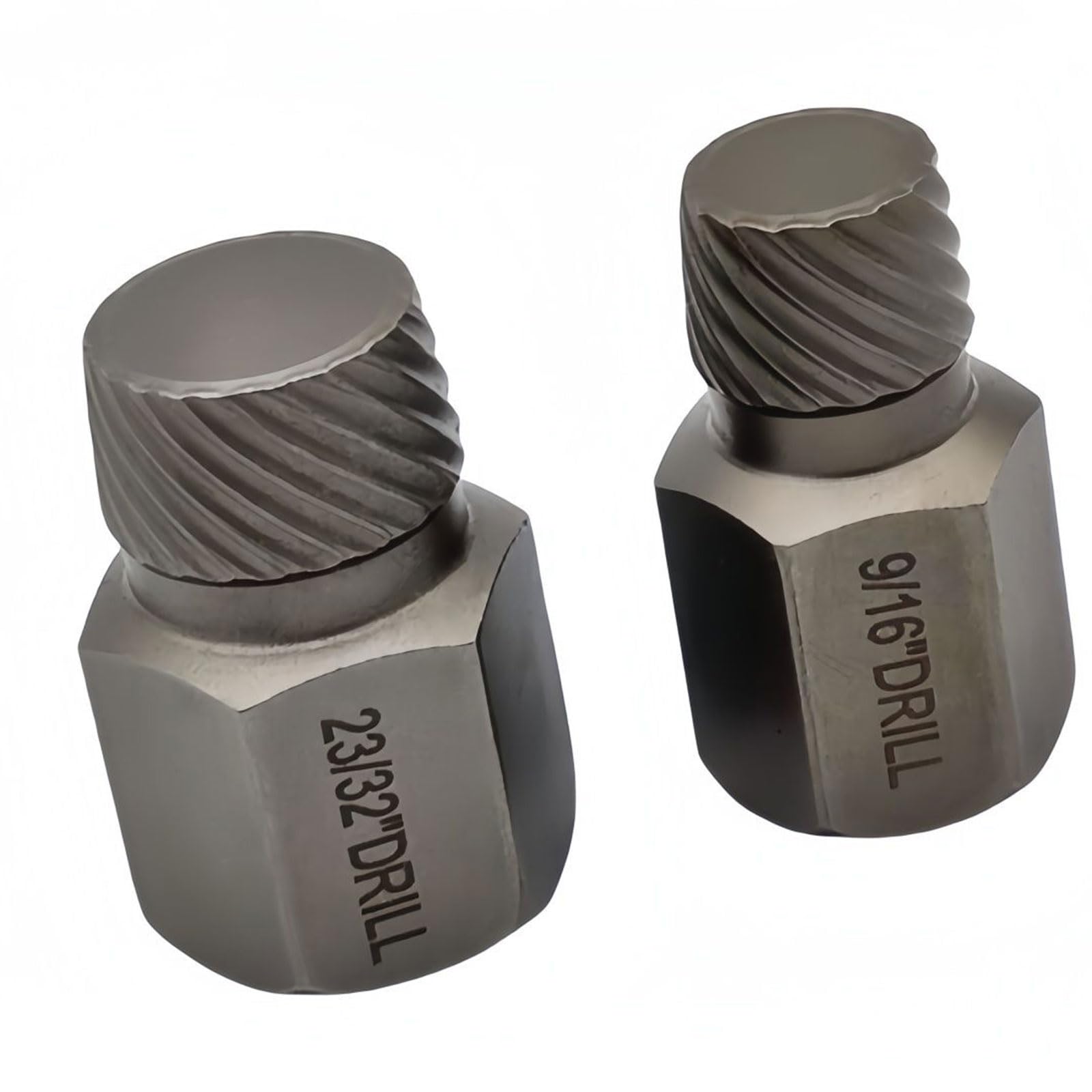 Juego de 27 extractores de tornillos hexagonales de acero de aleación de alta resistencia para extracción de pernos oxidados con caja de almacenamiento, equipo de cierre roto de liberación rápida
