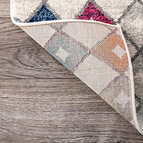 Nuloom RZBD16D-R404 4 Round Moroccan Blythe Area Rug thumb #4