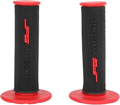 Miniatura 6 de JFG RACING Asamblea del acelerador de motocicleta, 78 pulgadas, 0.866 in, empuñaduras de acelerador giratorio con eje giratorio, cable CNC universal