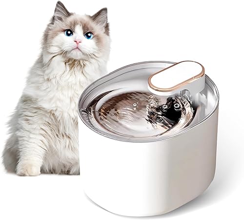Miniatura 1 de WDCGUJM Fuente para mascotas, fuente automática de agua para gatos, dispensador de agua para perros, fuente de agua automática para gatos,