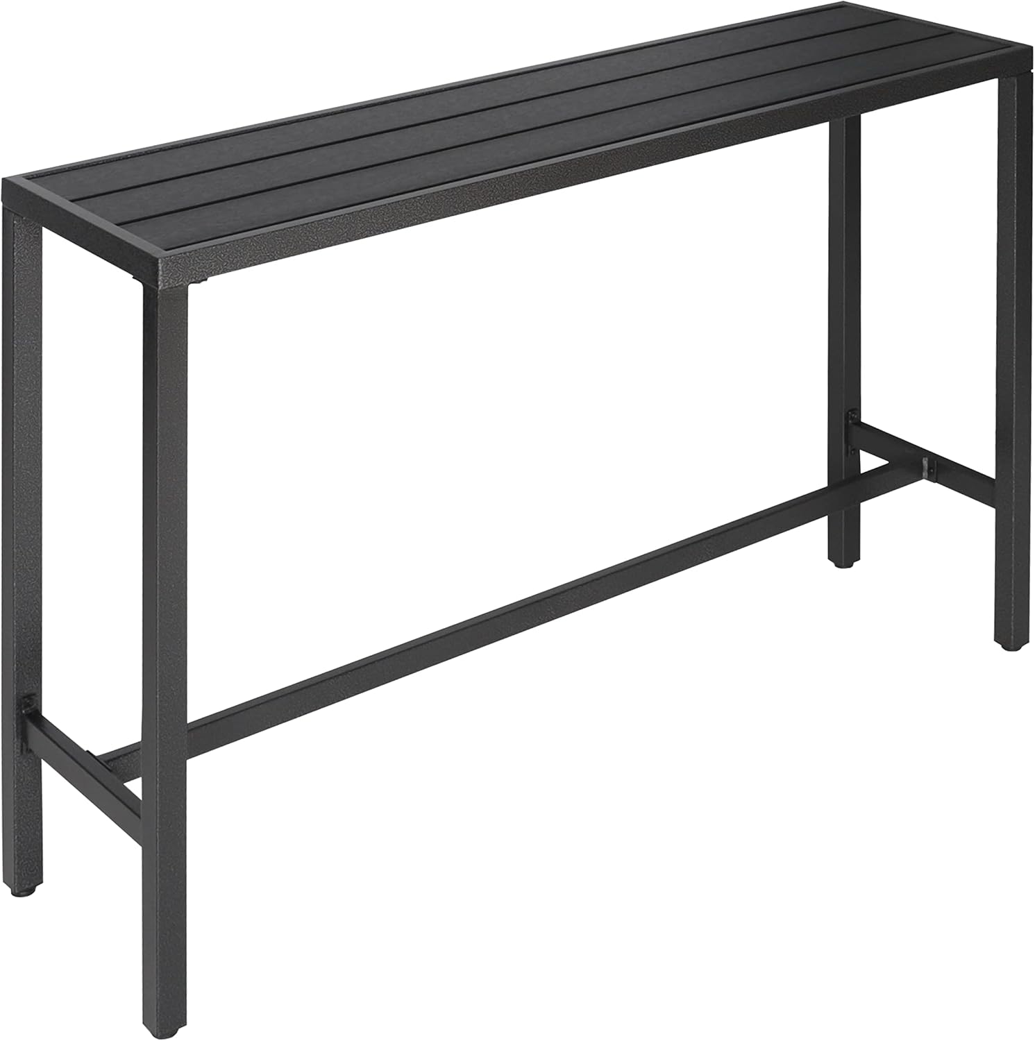 VEIKOU 47" Outdoor Bar Table, Pub Height Table Hot Tub