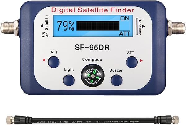 Rilevatore Segnale ELEGIANT Rilevatore Satellitare con LCD Display Segnale Acustico per Sistemi Satellitari Misuratore Alta Qualit Posizionamento Regolazione dei Antenne Satellitari Rilevatore Segnale ELEGIANT Rilevatore Satellitare con LCD Display Segnale Acustico per Sistemi Satellitari Misuratore Alta Qualit Posizionamento Regolazione dei Antenne Satellitari