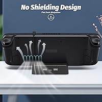 Vista 4 de Ermorgen Base de carga compatible con plataforma de vapor, soporte de base de soporte, carga rápida original de 45 W PD con almohadilla de silicona