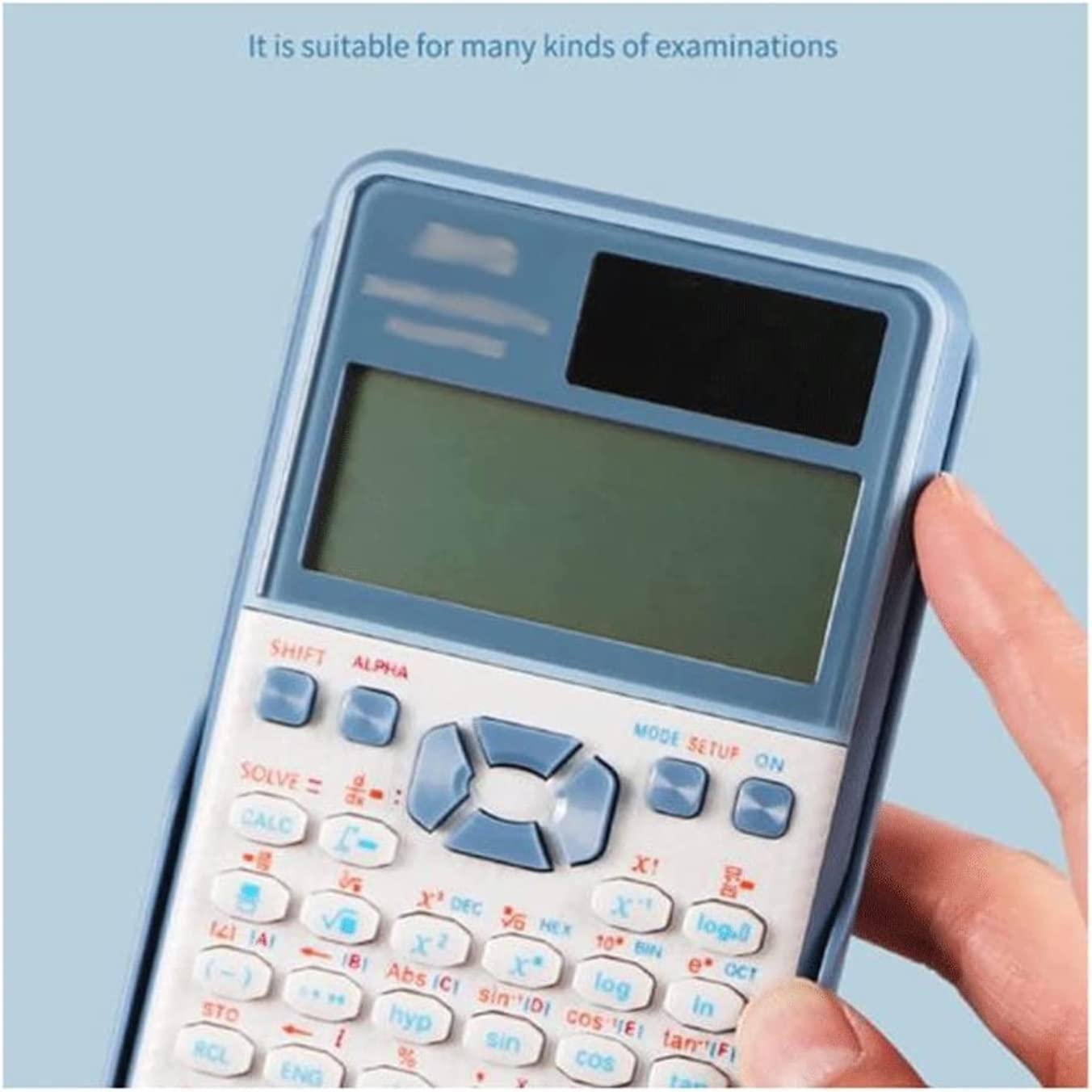 Calculadora para Oficina Calculadora Multifunción para Estudiantes Matemática Financiera Científica Hogar Y Escuela(Pink)