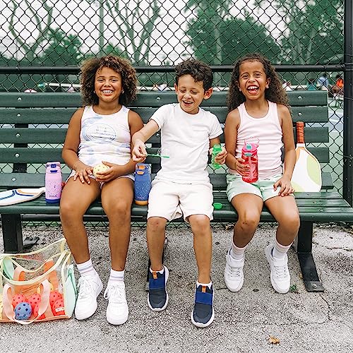 Image of ZULU Kids Flex 12oz Stainless Steel Insulated Water Bottle, Toddler Cup with Silicone Spout, Leak-Proof Locking Flip Lid and Carry Loop for School Backpack, Lunchbox, and Outdoor Sports, Sugar Fairy