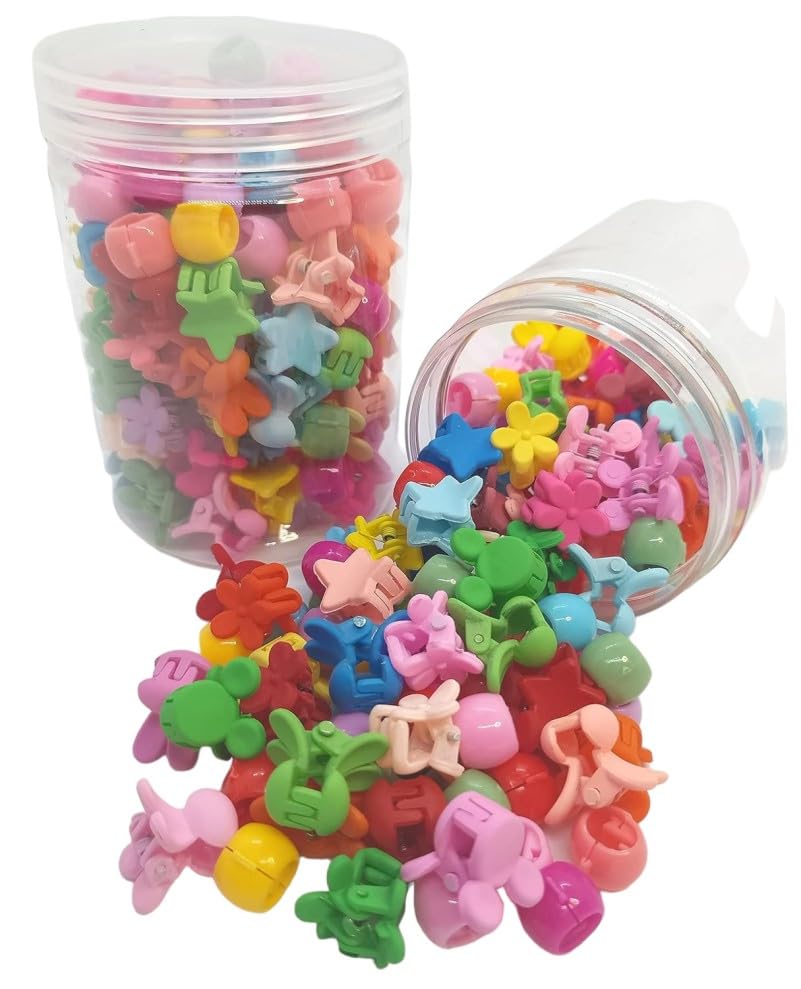 Aliza 50 Pcs Colorful Baby Girls Mini Hair Clips Claw Beats Hair Accessories Barrattes for School Girls Kids Teens Multicolor (B0CPWM54DM) Amazon Price History, Amazon Price Tracker