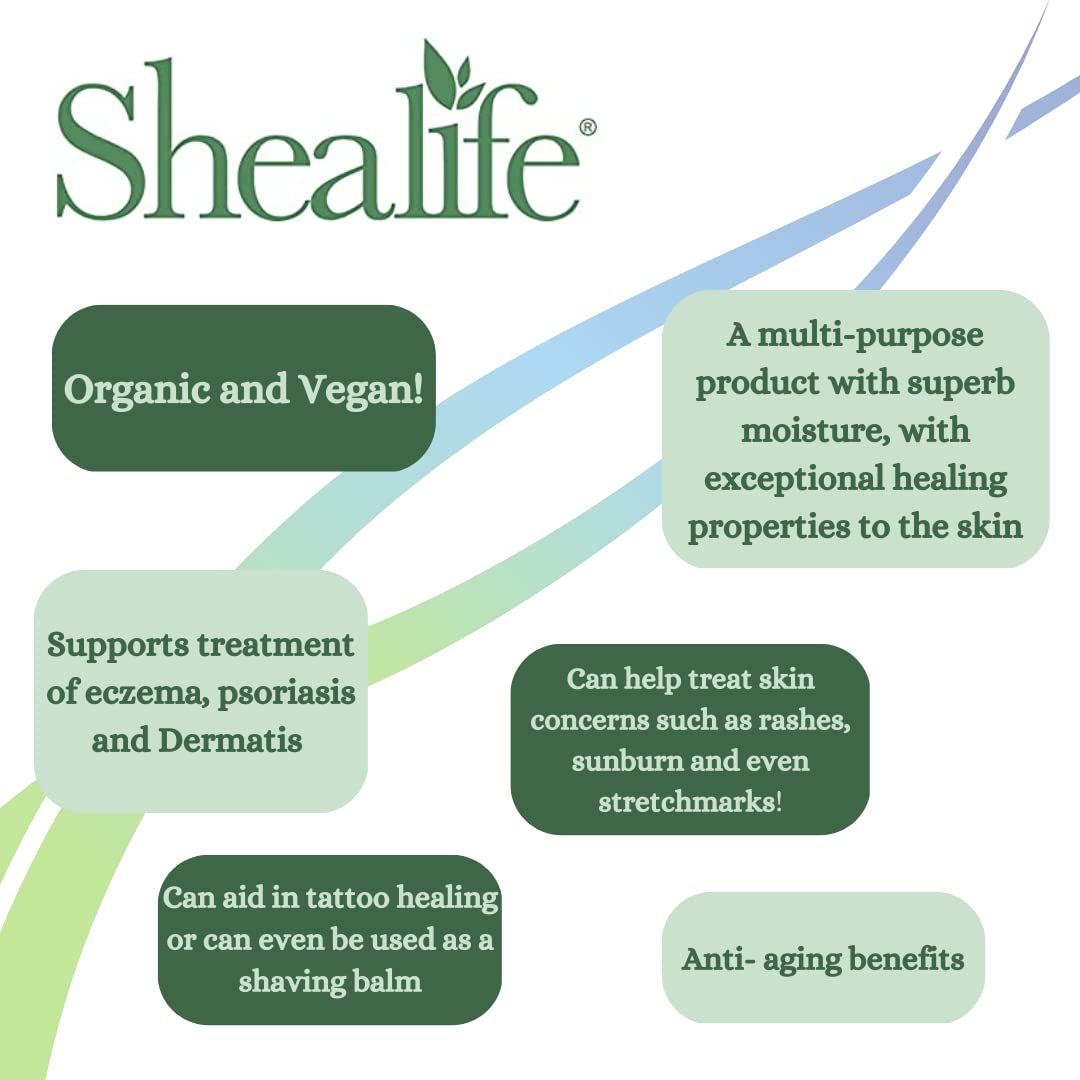Shealife 100% Organic Unrefined Shea Butter 100g (3 Pack), 100 g (Pack of 3) - Image 2