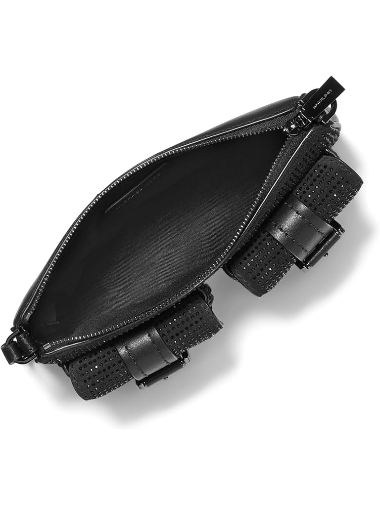 Black Michael Kors Zoe Small Convertible Pouchette