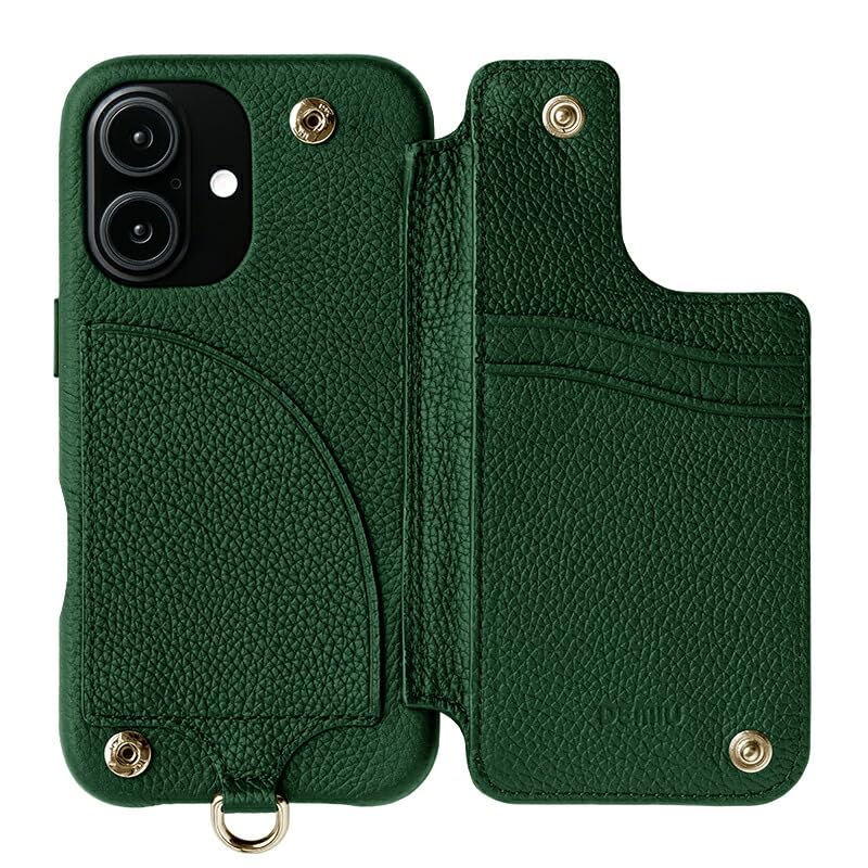 DEMIUiPhone 17 グリーン レザーケース Amazon.co.jp: 【 DEMIU デミュウ 】 〔 iPhone対応 17用