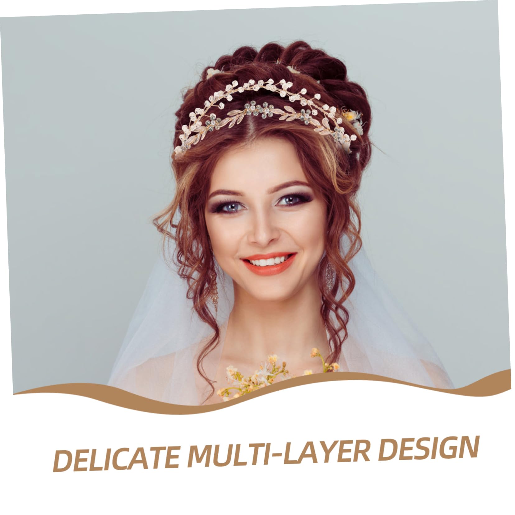 Didiseaon 5 Uds Diadema De De Cristal Diadema Decorativa Aros Para El Cabello Para Accesorio Para El Cabello Para Diadema Que Combina Con Tocado De