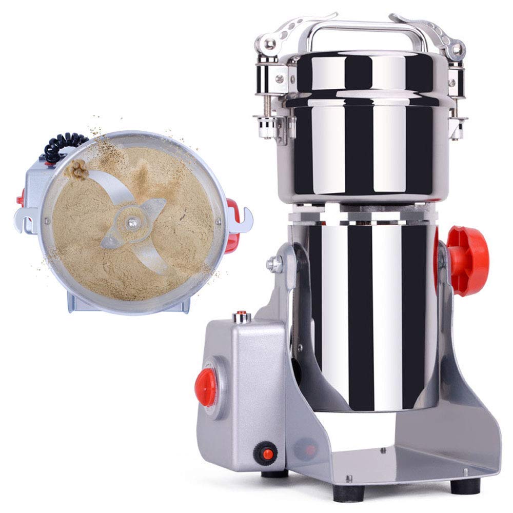 Buy 250G Electric Grain Mills Grinder Powder Swing Type Stainless Steel Grinding Machine and