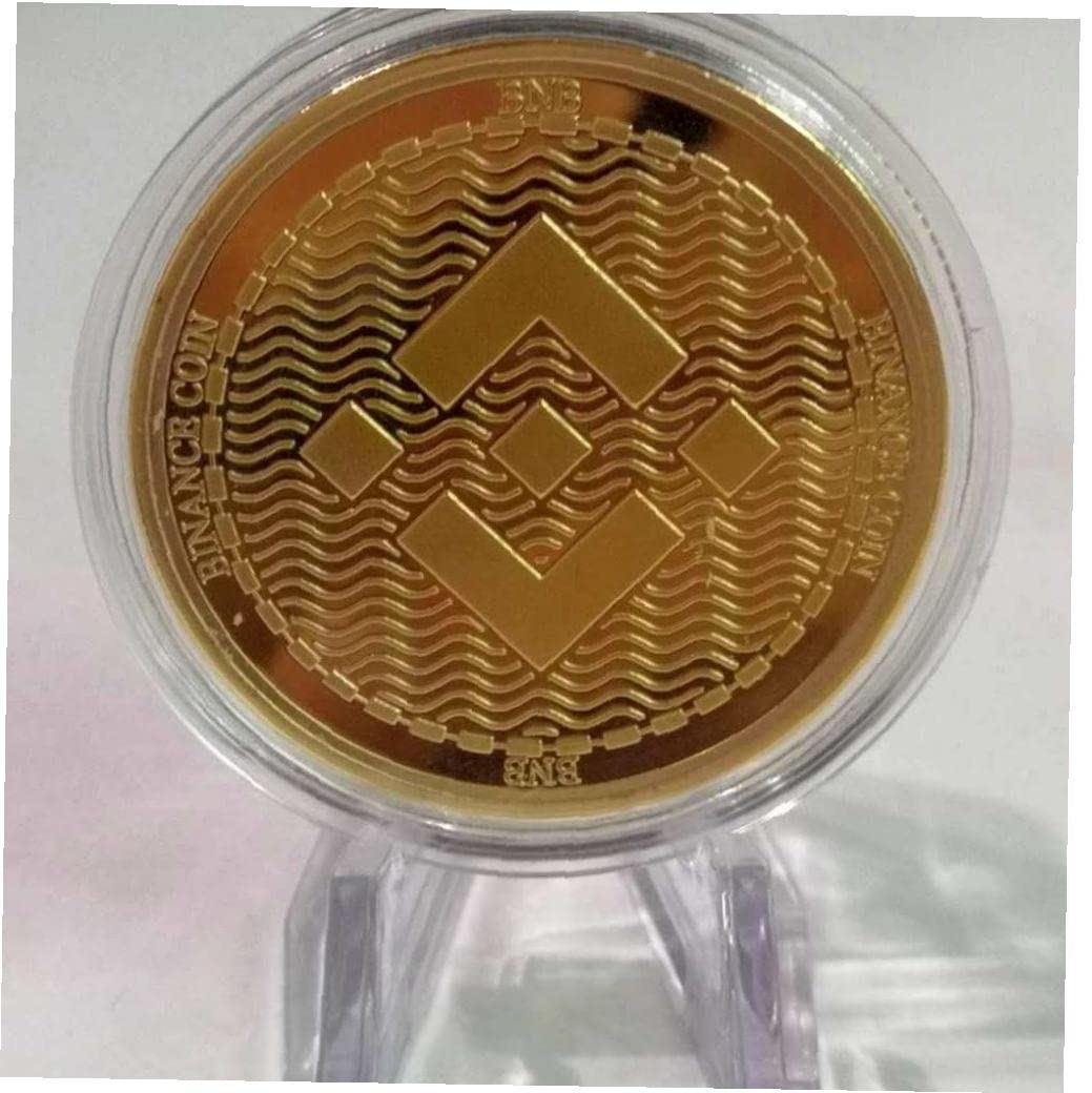 Amazon.co.jp: 記念コイン bnb バイナンスコイン 仮想通貨 お土産 コレクション 記念硬貨 アクリルケース付き 工芸品 ギフト :  ホビー