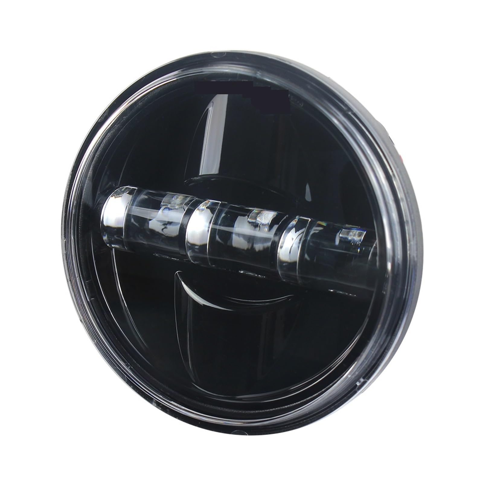 27w LED Auxiliary Driving Light Point Driving Light Through Light 4.5 inch Fog Light Motorcycle 4.5 "Black Chrome Plated.(Black)