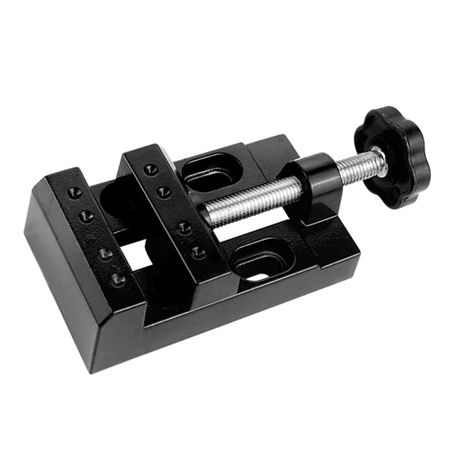 Crffz A Portable Djustable Crafting Vise For Watchmakers & Hobbyists, 55Mm Grip Luminum Tool With Stable Base Miniature Generic Flat Clamps