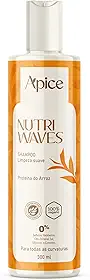 Ápice Shampoo Nutri Waves | Limpeza Suave com Nutrição para Cabelos Cacheados, Ondulados, Crespos e em Transição | 300ml