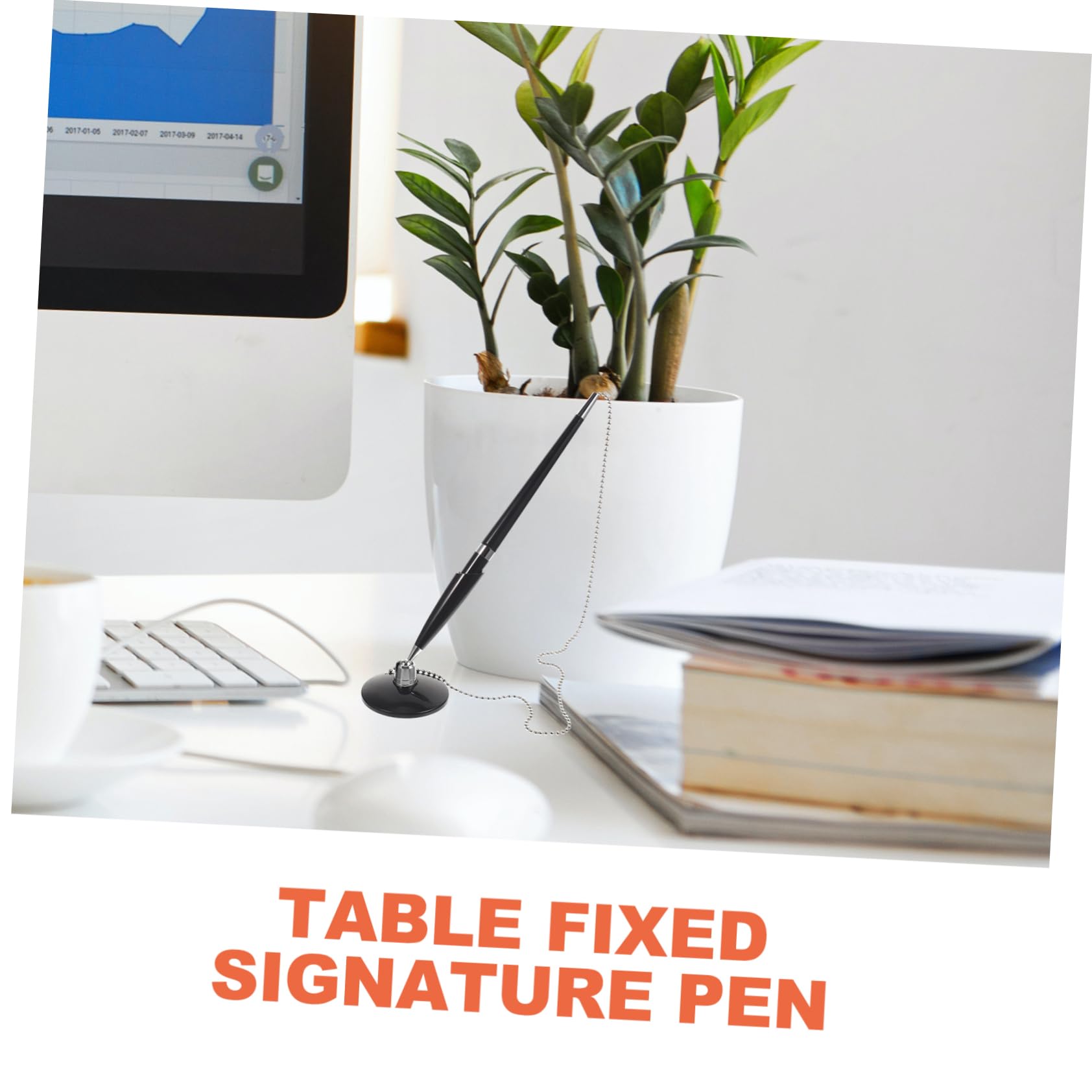 Operitacx 3 Set Penne Scrivania Con Design Rotante E Penne Per Per Ufficio Banche E Hotel Scrittura E Accessorio Tavolo E 3 Pezzi * 3