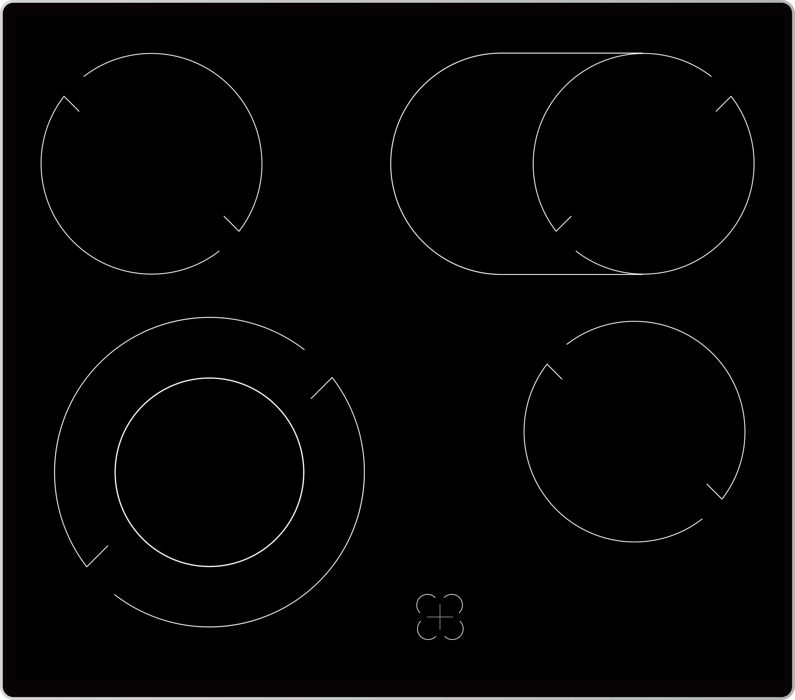 PKM Einbauherdset EHS8-2KBIX - 9 Backofen Funktionen - Display - Touch Control
